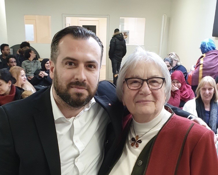 Sedat Arif, kommunalråd, lyfte fram viktiga frågor om nyanlända kvinnors inträde på arbetsmarknaden och om hederskultur när vi uppmärksammade Internationella kvinnodagen.